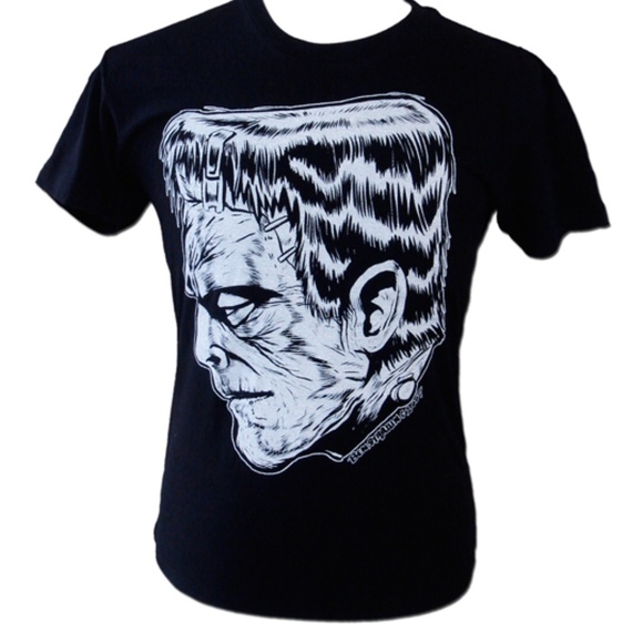 Mens Low Brow Art Frankie Tattoo Artist Tee L or XXL - Picture 1 of 5